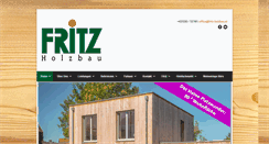 Desktop Screenshot of fritz-holzbau.at